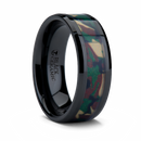 Military Camo Ring with Jungle Camo 8mm 