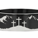 Crosses on Mountain Scenery Ring 