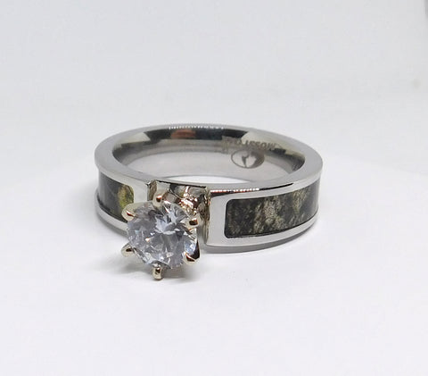 Clearance  Mossy Oak New Breakup Engagement Ring - SIZE 9