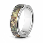 Mossy Oak New Breakup Camo Ring - 7mm Titanium 