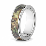 Mossy Oak New Breakup Camo Ring - 7mm Titanium 