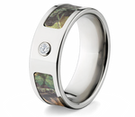 mossy oak bezel ring