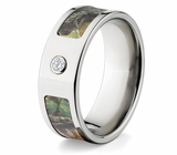 mossy oak bezel ring