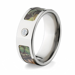 mossy oak bezel ring