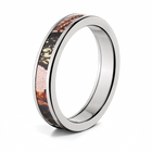 Mossy Oak Pink Breakup Ring - Cobalt 4mm - Camo Ever After