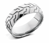 Motorcycle Tire Tread Ring - 8mm Titanium 