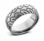 Motorcycle Tire Ring - Titanium 8mm 