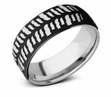 Mud Bogger Ring - 8mm Titanium 