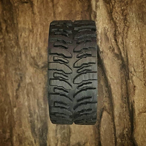 Carbon Fiber Tire Tread Ring - Tough Wedding Band