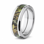 Mossy Oak Obsession Camo Ring - 8mm Tapered 