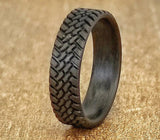 Off Roading Tire Tread Ring in Carbon Fiber 