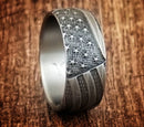 Old Glory Titanium American Flag Ring - Camo Ever After