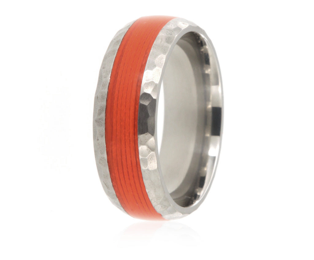 Fishing Line Ring - Orange 