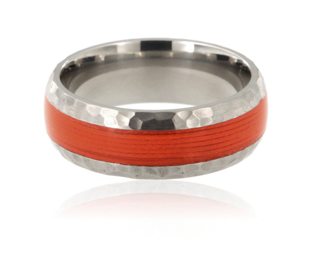 Fishing Line Ring - Orange - Camo Ever After