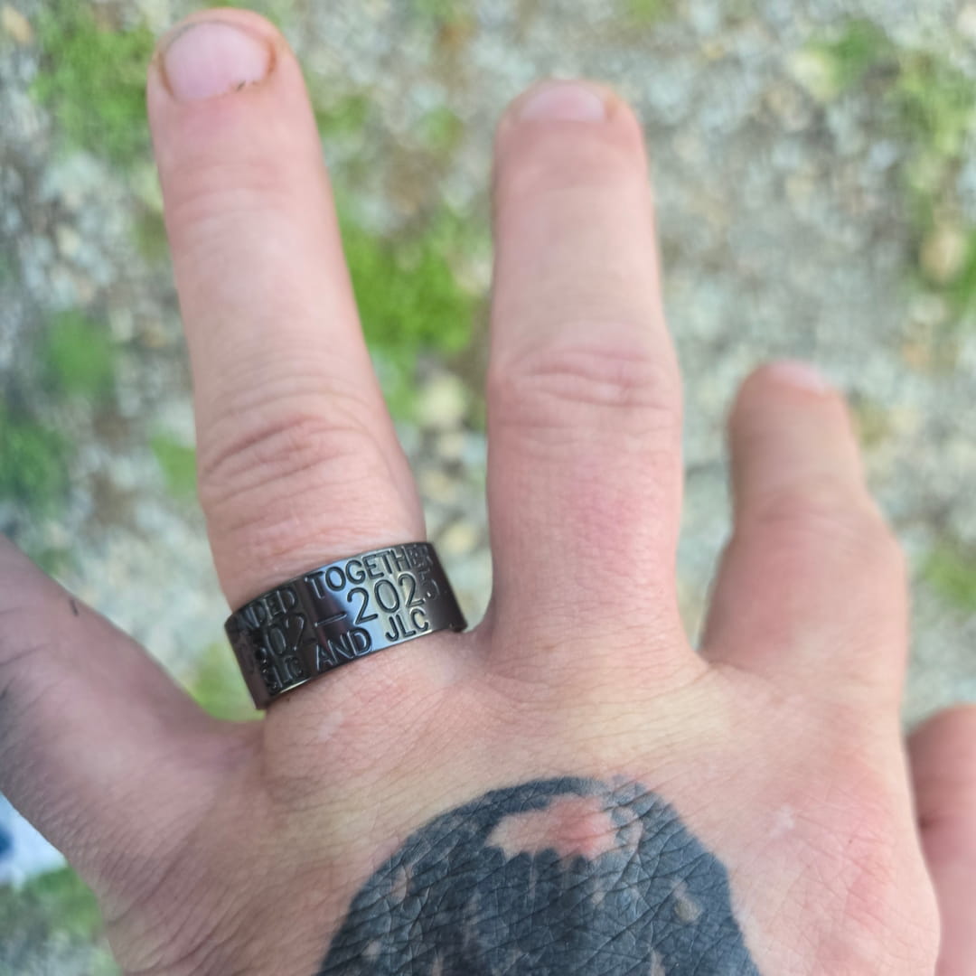 Black Duck Band Ring - Zirconium 10mm 
