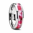 Pink Military Style Camo Ring in Tungsten - Camo Ever After