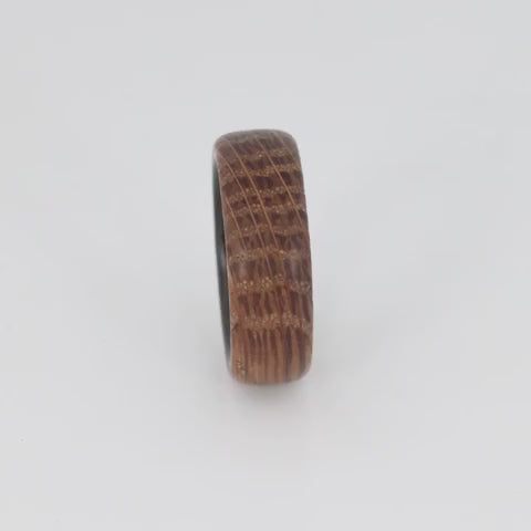 whiskey barrel carbon fiber ring video