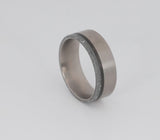 titanium concrete and carbon fiber ring