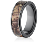 Realtree AP Camo Ring in Black - Pick Width 