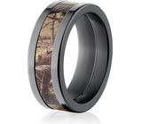 Realtree AP Camo Ring in Black - Pick Width 
