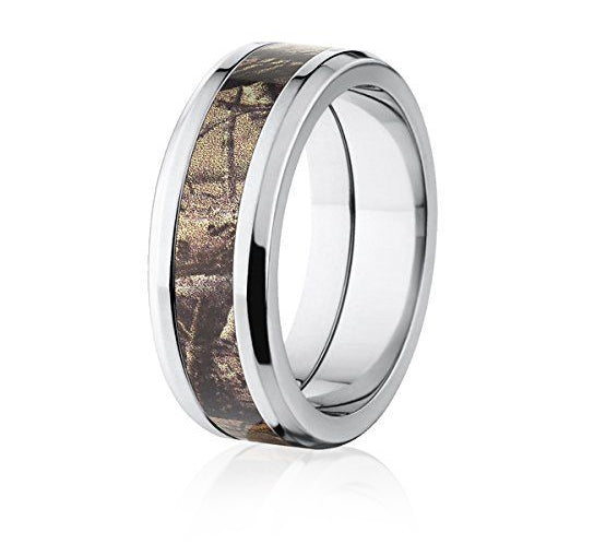 Realtree AP Camo Ring - 8mm Tapered - Camo Ever After