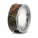 Realtree Ring - 10mm Titanium Pick Pattern 