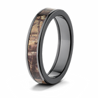 Realtree AP Camo Ring in Black - Pick Width 