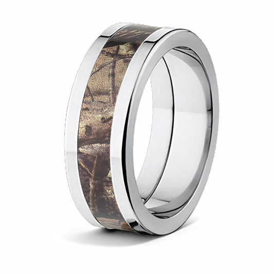 Realtree AP Camo Ring - Titanium 8mm 