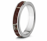 Maroon Realtree AP Flat Camo Ring - 5mm 