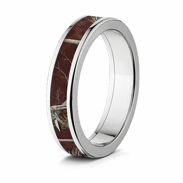 Maroon Realtree AP Flat Camo Ring - 5mm 