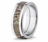 Realtree Max 4 Camo Ring - Titanium 8mm 