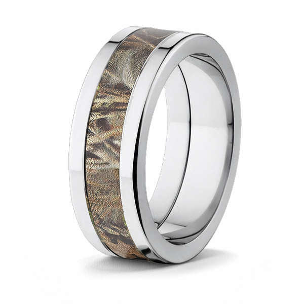 Realtree Max 4 Camo Ring - Titanium 8mm 