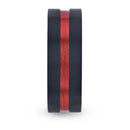 ring with red stripe