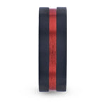 ring with red stripe