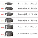 Duck Band in Titanium 8mm Wide - Customizable 