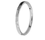 Titanium Ring with Rock Finish - 2mm 