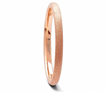 Women's Rose Gold Plated Tungsten Ring 