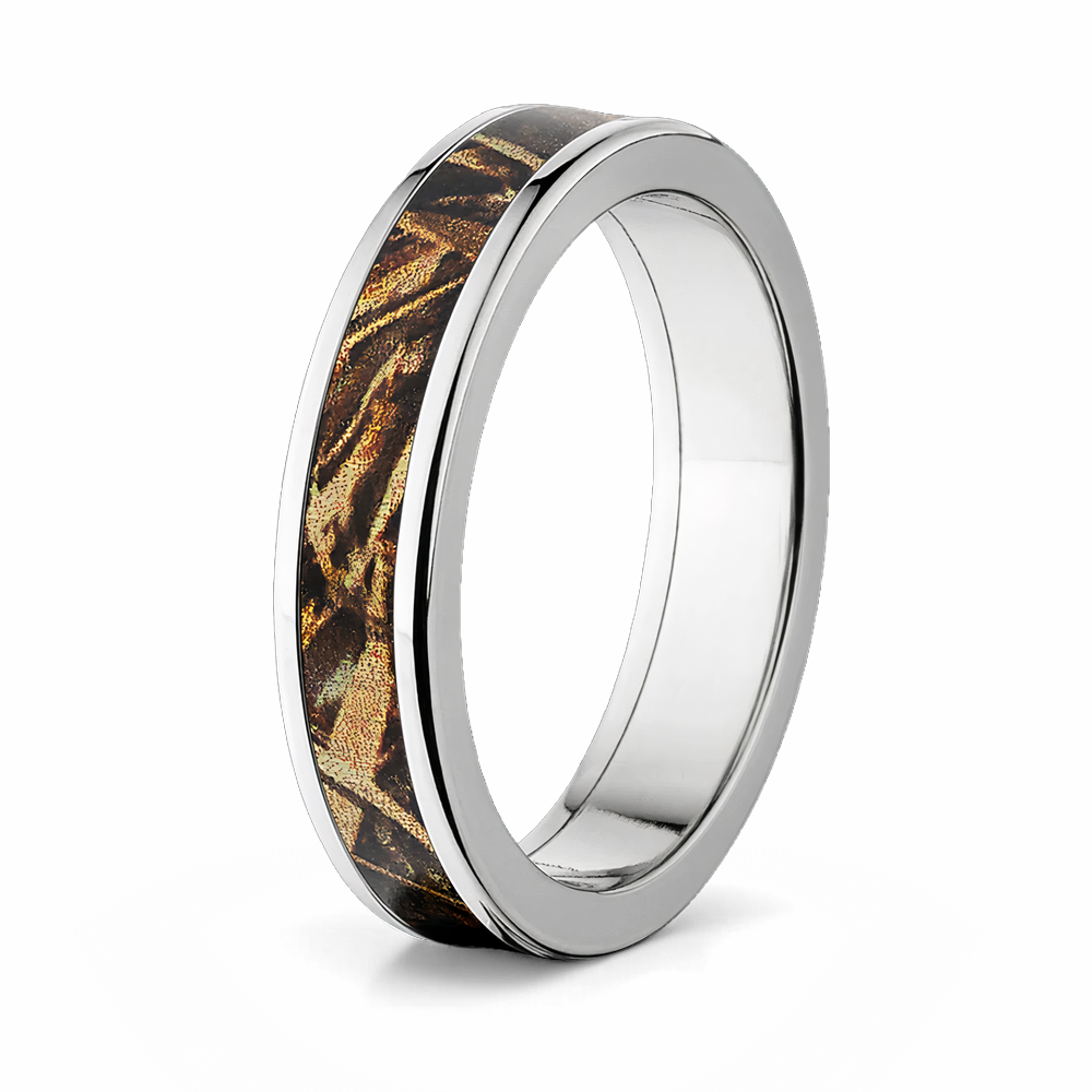 Realtree Max 5 Camo Ring - Titanium 5mm 