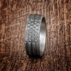 Patriotic Ring - American Flag Titanium 