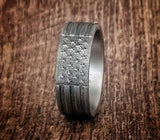 Patriotic Ring - American Flag Titanium 