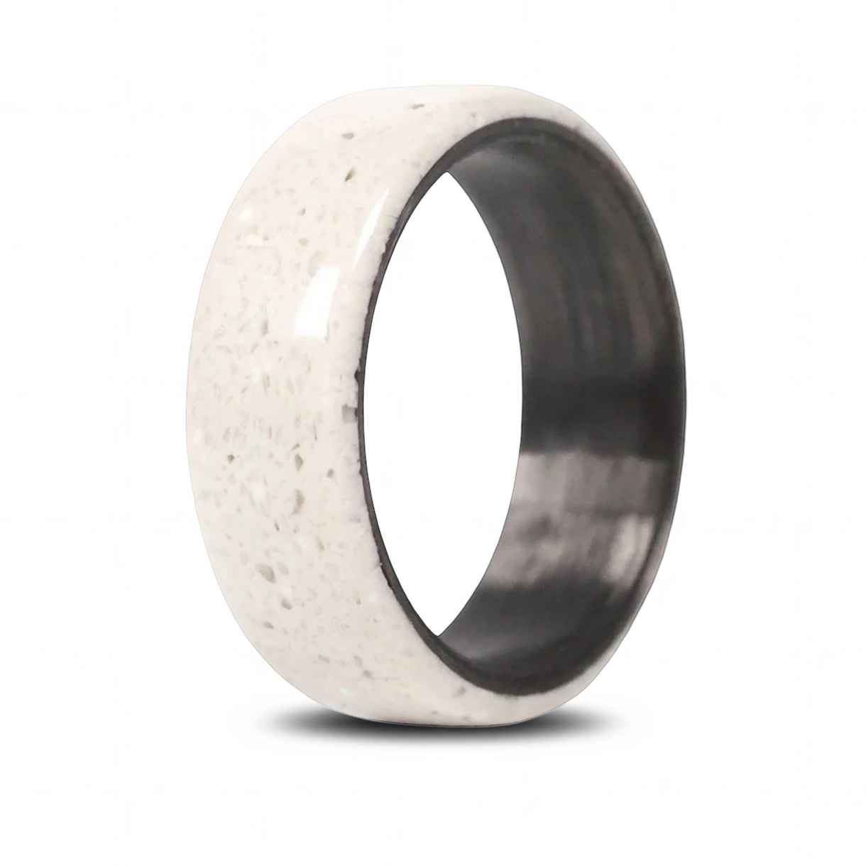 Light Concrete Wedding Ring