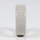 White Concrete Wedding Ring - Camo Ever After