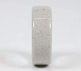 White Concrete Wedding Ring - Camo Ever After