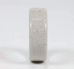 White Concrete Wedding Ring - Camo Ever After