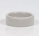 White Concrete Wedding Ring - Camo Ever After