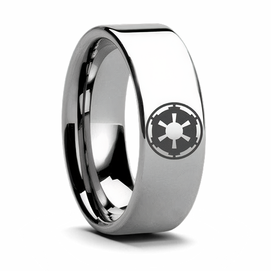 Sith Imperial Emblem Ring - Tungsten 