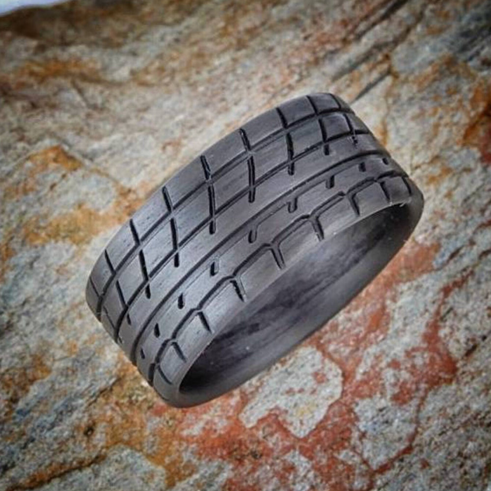 Carbon Fiber Sports Car Racing Ring - 10mm - Camo Ever After