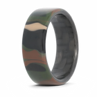 Camo Ring with Carbon Fiber Sleeve 