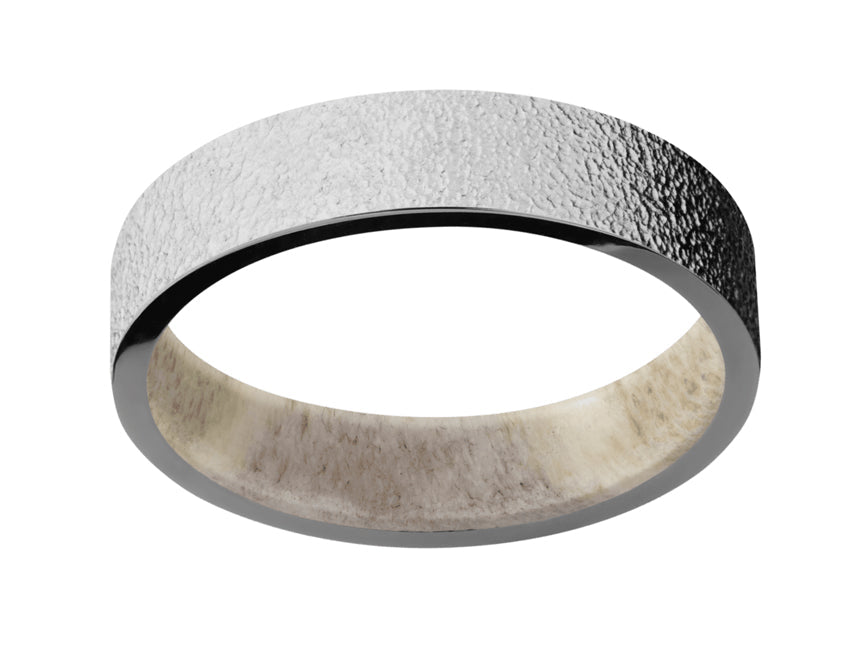 Cobalt Chrome with Stipple Finish and Antler - 5mm 