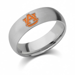 Auburn Ring – Collegiate Band in Titanium or Black Zirconium